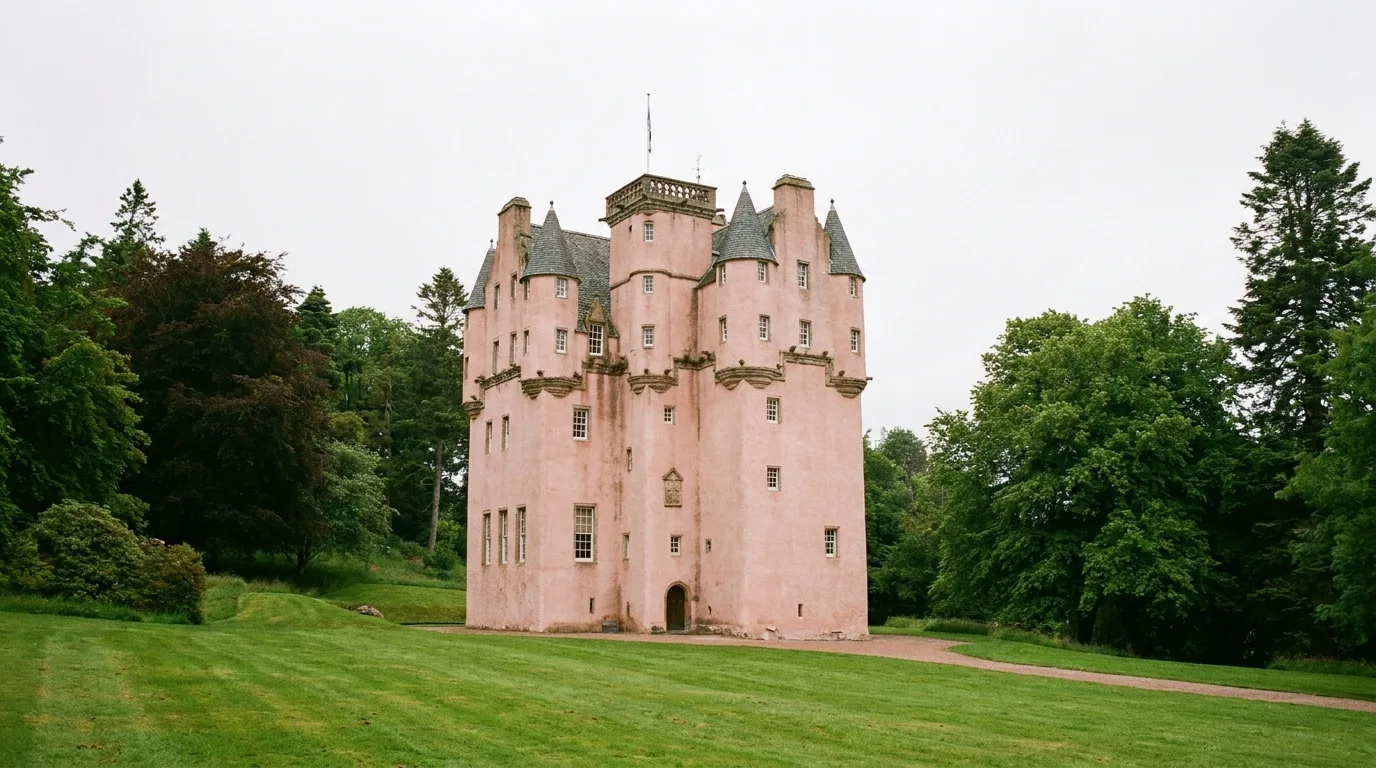Craigievar Castle, the pink fairy-tale tower