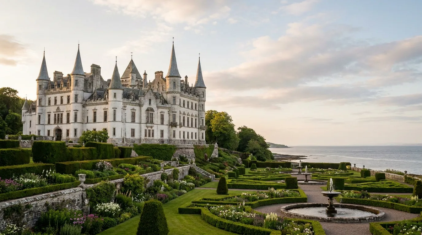 Dunrobin Castle's fairy-tale spires and gardens