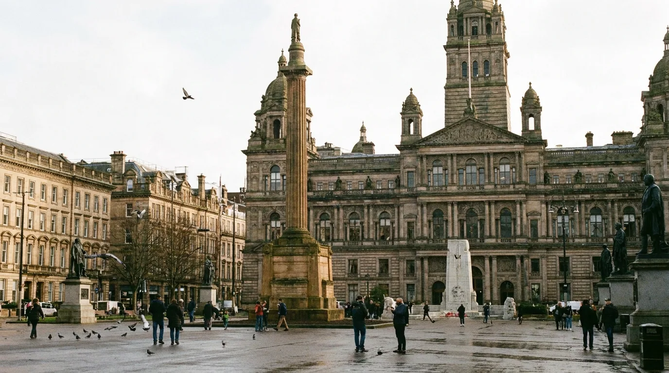 George Square in central Glasgow