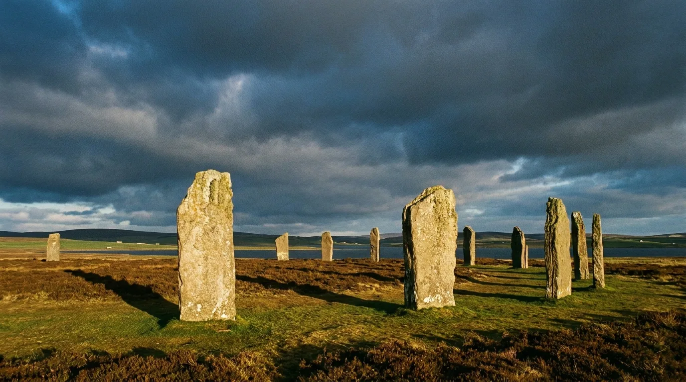 The Ring of Brodgar standing stones, Orkney
